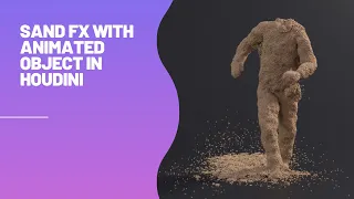 Sand FX With Animated Object in Houdini