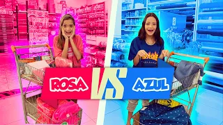 BUYING SCHOOL MATERIAL FOR PINK VS BLUE - MILLENA AND MANU MAIA