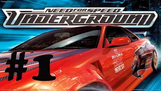 "Need For Speed Underground": Introduction and first few races (Hard difficulty / HD 1080p gameplay)