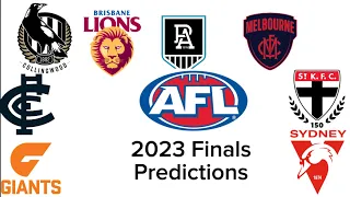 My 2023 AFL Finals Predictions #afl #finals #predictions | JamiB33