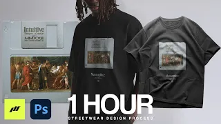 Streetwear T-Shirt Design From Start to Finish | FULL PHOTOSHOP PROCESS 2023