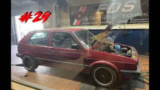 Mein 300€ Golf 2 CL #29 Mittwoch bei EDS Motorsport Leistungsmessung