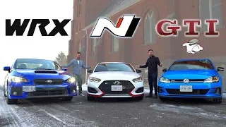 2019 Veloster N vs Golf GTI vs Subaru WRX // The $30K Question