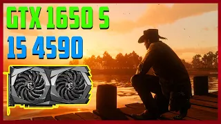 Red Dead Redemption 2 - GTX 1650 super 4GB -  i5 4590 - High 1080p