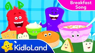 Eat Your Breakfast | Mealtime Song | Breakfast Song for Kids | Chomping Monsters Healthy Habits Song