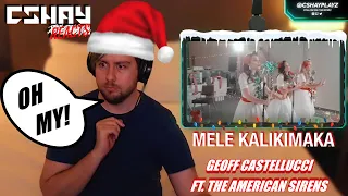 PLEASANTLY SURPRISING!!! | Shay Reacts | Geoff Castellucci ft. The American Sirens - Mele Kalikimaka
