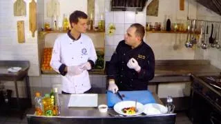 6 Кулинарный телепроект "ШЕФ" - Стейк из филе говядины с овощами паризьен. Блек Джек.