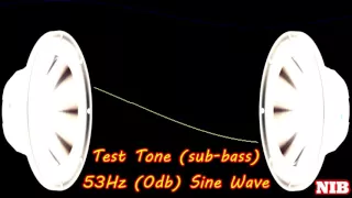 NIB - Test Tone(sub-bass) - 53Hz (0db) Sine Wave