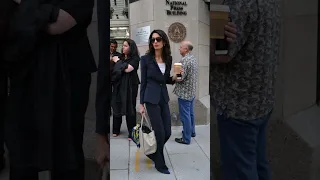 Amal Clooney Chic Fashion Style  Amal Clooney in Jumpsuit & Co-Ords #amalclooney #georgeclooney