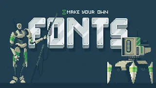 How to make Pixel Art Fonts!