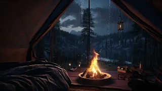 Fall Asleep to the Peacefully of Rain on Tent | Suggest to your Soul that You want to Sleep Soundly