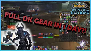 1 Day-Old Death Knight gets FULL GEAR from 1 Raid?! | Daily Classic WoW Highlights #447 |