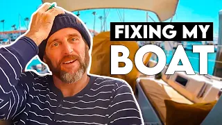 Fixing My Boat : Rigging, Anchor Chain, Refrigeration and More...| DIY Boat | Micaiah Hardison