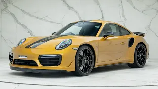 2018 Porsche 911 (911.2) Turbo S Exclusive Series - Golden Yellow Metallic - Walkaround & Interior