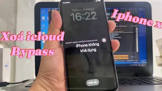 Xoá ,bypass icloud iphone x ios 16.7.2