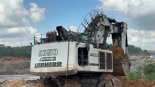 Mining Excavator Liebherr Loading Red Soil ~ Miningstory