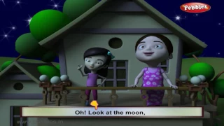 Look At The Moon | Nursery Rhymes With Lyrics | Nursery Poems | 3D Nursery Rhymes For Children