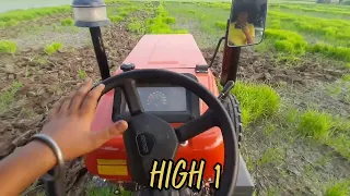 #swaraj #855 3 speed on #harrow  || High 1 ||Medium 4 #tractor #swaraj855 || chotta