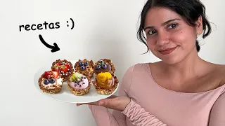 recetas de snacks saludables ( no más de 15 min )