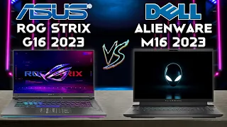 Rog Strix G16 2023 Vs Alienware M16 2023 | Tech compare | Full Comparison