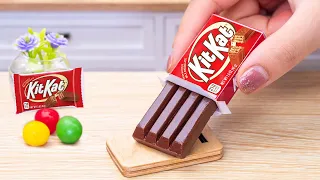 Amazing KITKAT Cake Dessert | Best Milk Chocolate KitKat Cake Decorating, Tiny Rainbow KitKat Cake