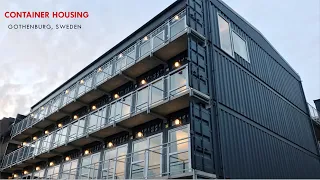 Shipping Container Housing- Student Accommodation Gothenburg