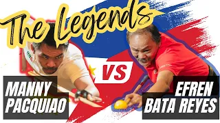 Efren Bata Reyes vs Manny Pacquiao  - Legends Game 2023