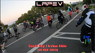 LAPEV - Back Bay / Irvine Ride (10 SEP 2023)