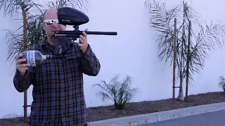 Spyder Victor Paintball Gun - Shooting