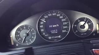 W211 E220 CDI 170HP 0-175 Km/h Kickdown