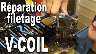 Réparer une pompe de direction assistée - réfection de filetage - solution V-COIL Völkel