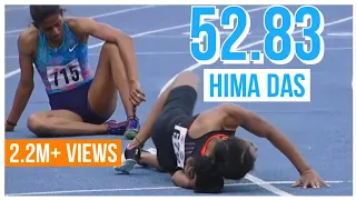 Hima Das wins women's 400M Final | Federation cup 2019 women's 400M finals |