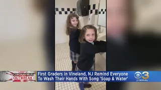 First Graders From Vineland, New Jersey, Remind Everyone To Wash Hands With Song