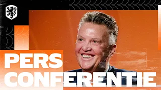 Persconferentie Louis van Gaal | Toelichting selectie juni