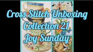Stamped Cross Stitch Unboxing. Collection 21 Joy Sunday