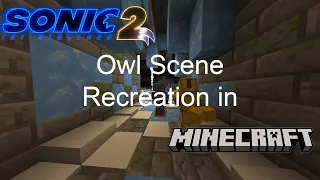 Sonic the Hedgehog 2 Scene Recreation In Minecraft