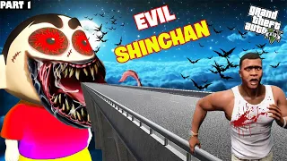 GTA 5 : What Happens To SHINCHAN At 3 AM AGAIN (PART 1) || GTA 5 (Scary) | SHINCHAN Kill FRANKLIN