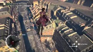 Assassin's Creed® Syndicate: How to Leap of faith into a haystack while on zipline