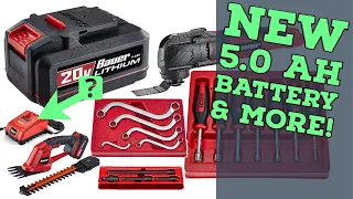 Bauer 5.0 Battery is OUT!  + More New Tools from Harbor Freight!