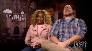 What does The Umbrella Academy stars Mary J and Cameron Britton watch on Netflix?