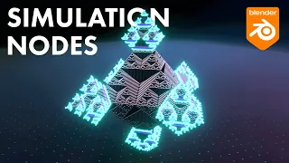 Fractal Animation using Simulation Nodes - Blender 3.6 Tutorial