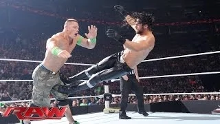 John Cena vs. Seth Rollins: Raw, July 7, 2014