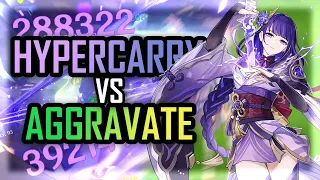 IS EM RAIDEN GOOD? - Hypercarry VS Aggravate Raiden COMPARISON! | Genshin Impact Ver 3.2