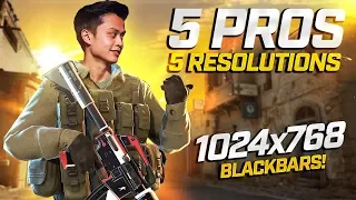 5 Pros 5 Resolutions #7 (CS:GO PROS POINT OF VIEW)