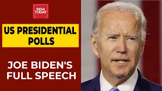 Joe Biden Addresses Media, Says 'On Track To Win Poll': WATCH Full Speech | US Presidential Polls