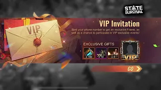 VIP PLAYERS now get THIS FRAME for FREE in State of Survival