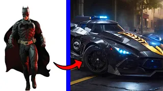 AVENGERS But POLICE CAR 🚔 VENGERS All Characters ( Marvel & DC ) 2024⚡️