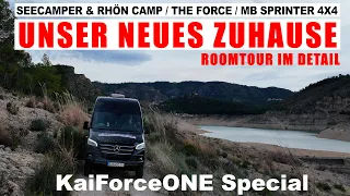 UNSER NEUER VAN😀, Mercedes SPRINTER 4x4 | Rhön Camp THE FORCE von Seecamper | Roomtour im Detail |