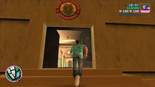 GTA Vice City - Стильно разносим полицейский участок (Без оружия)