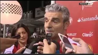 Singapore GP 2015 - Post Race Maurizio Arrivabene pc